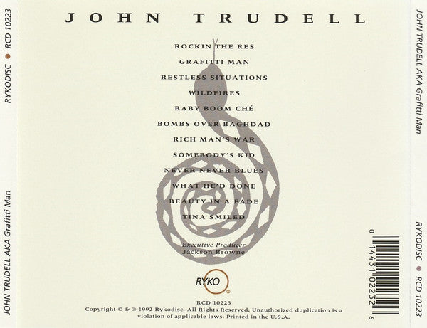 John Trudell : AKA Grafitti Man (CD, Album)