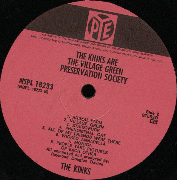 The Kinks : The Kinks Are The Village Green Preservation Society (LP, Album)