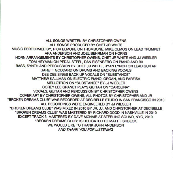 Girls (5) : Broken Dreams Club (CD, EP)