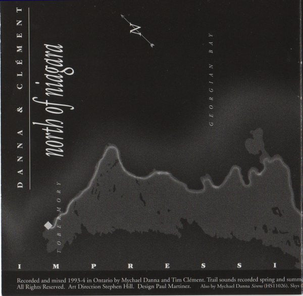 Danna & Clement : North Of Niagara (CD, Album)