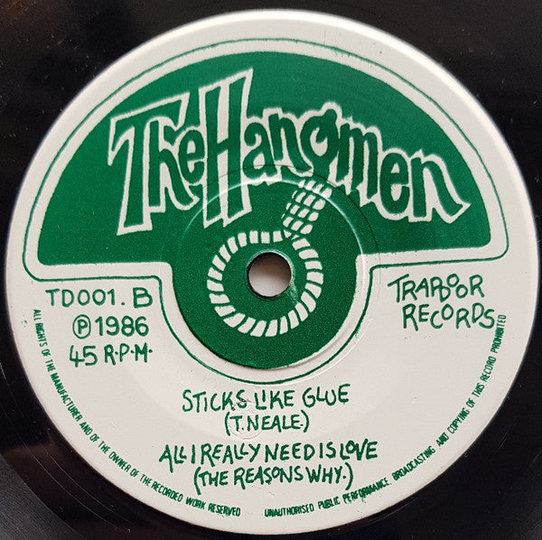 The Hangmen (8) : Only Get What You Give EP (7", EP, Ltd, RP, Gre)