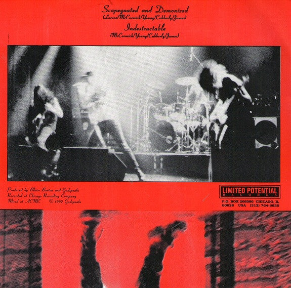 Godspeaks : Scapegoated And Demonized / Indestructable (7")