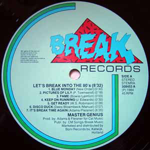 Master Genius : Let's Break Into The 80's (12")