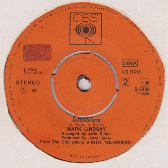 Mark Lindsay : Problem Child (7")