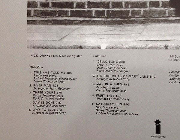 Nick Drake : Five Leaves Left (LP, Album, RE)