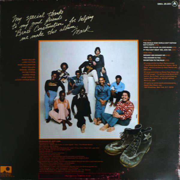 Mark Radice : Ain't Nothin' But A Party (LP, Album)