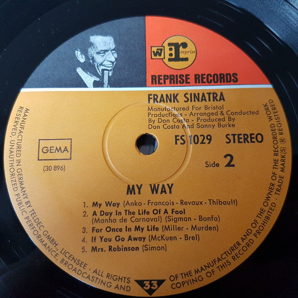 Frank Sinatra : My Way (LP, Album)