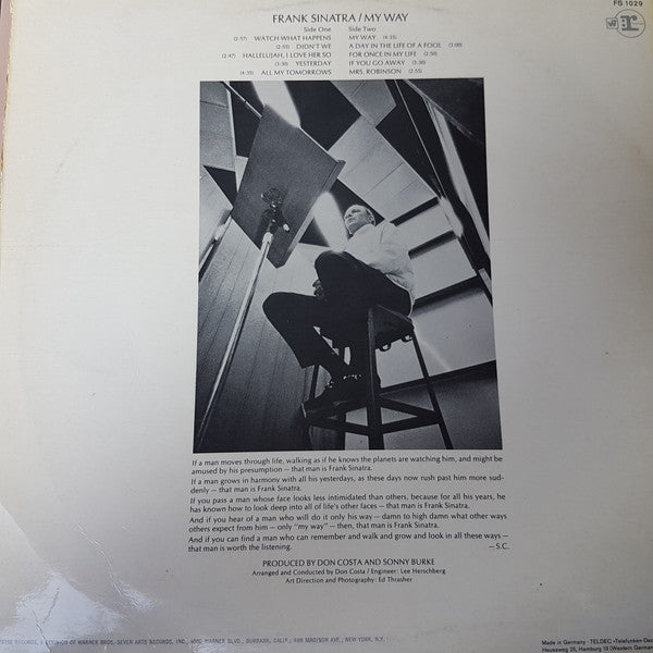 Frank Sinatra : My Way (LP, Album)