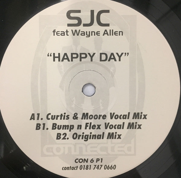 SJC* feat Wayne Allen : Happy Day (2x12")