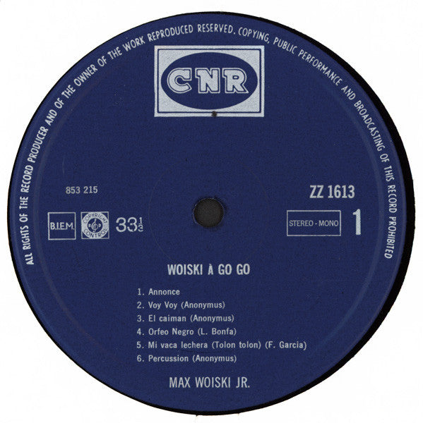 Max Woiski Jr. : Woiski A Go Go (LP)