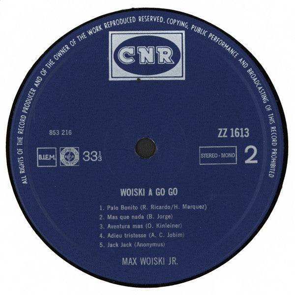 Max Woiski Jr. : Woiski A Go Go (LP)