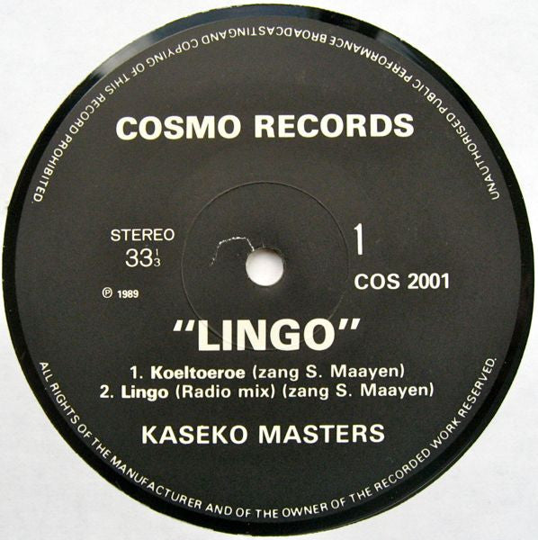 Kaseko Masters* : Lingo (12")