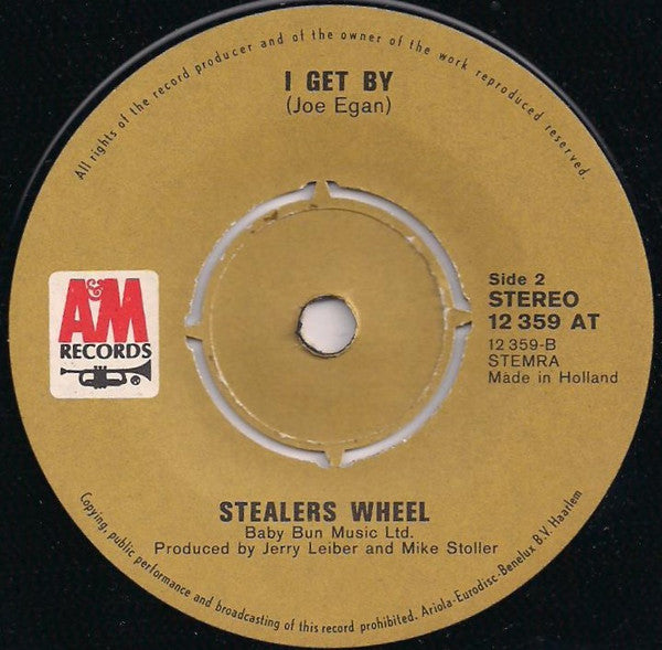 Stealers Wheel : Late Again (7", Single)