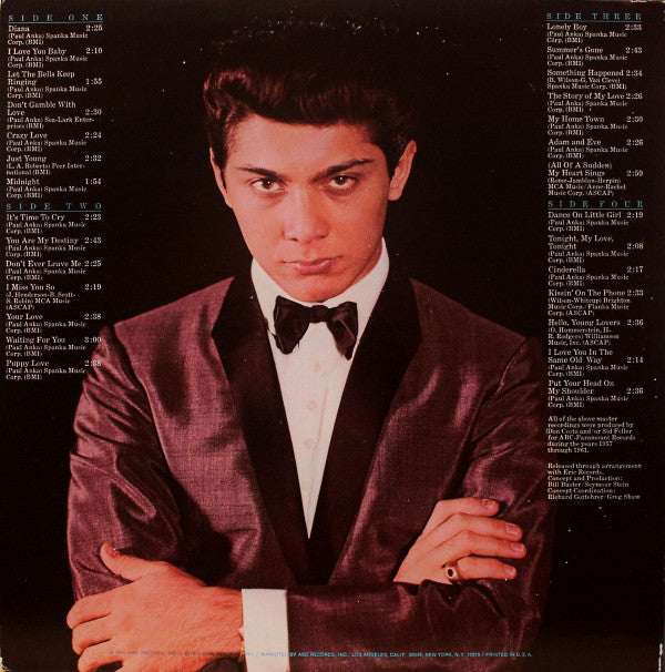 Paul Anka : Paul Anka Gold (2xLP, Comp, Gat)