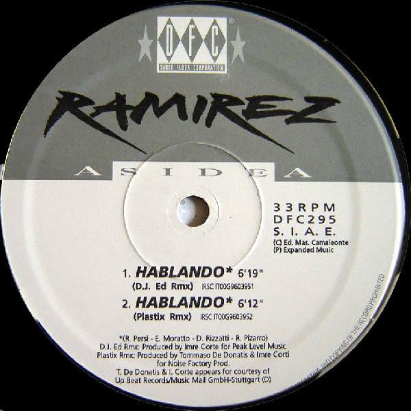 Ramirez : Hablando (12")