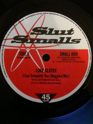 Luke Slater / Mina : I Can Complete You (Boggled Mix) / Girl Roc (7", Single, Ltd)