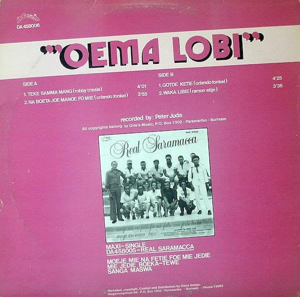 Oema Lobi : Teke Samma Mang (12", Maxi)