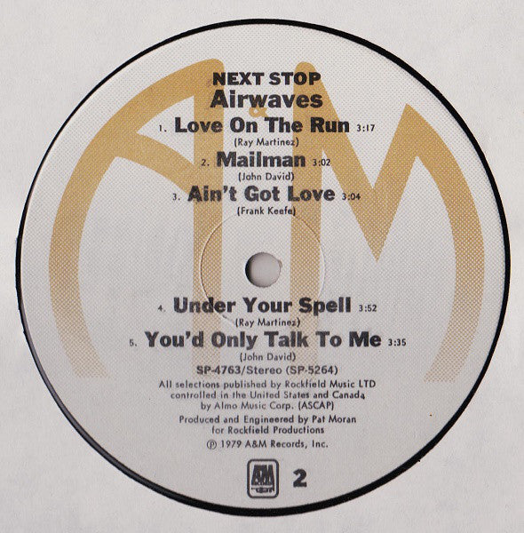 Airwaves (4) : Next Stop (LP, Album)