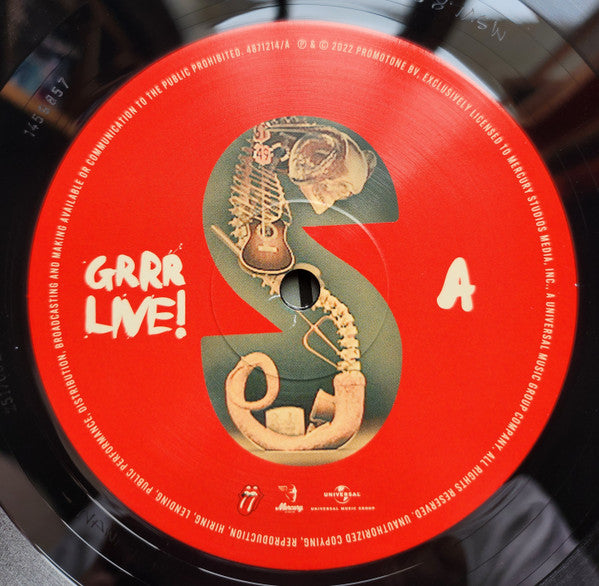 The Rolling Stones : Grrr Live!  (3xLP, 180)