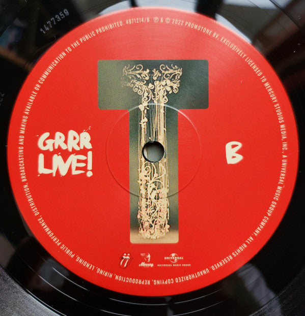 The Rolling Stones : Grrr Live!  (3xLP, 180)