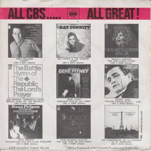The Love Affair : One Road (7")