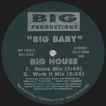 Big Baby : Big House (12")