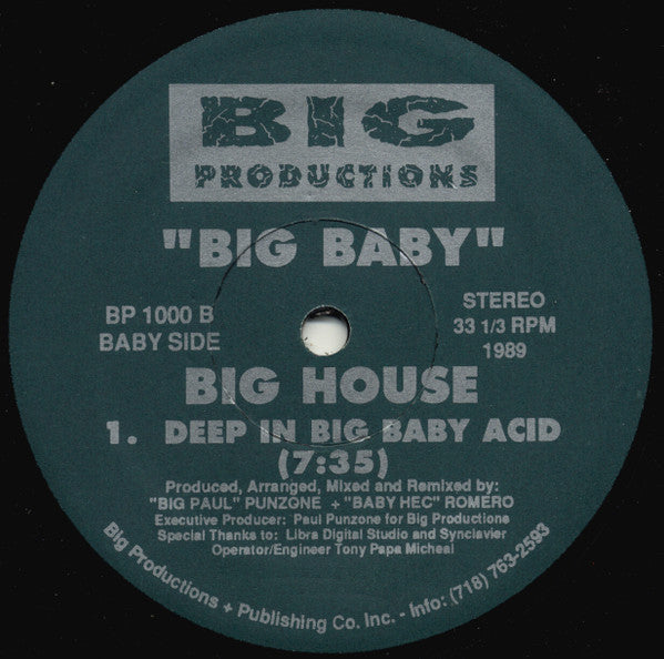 Big Baby : Big House (12")