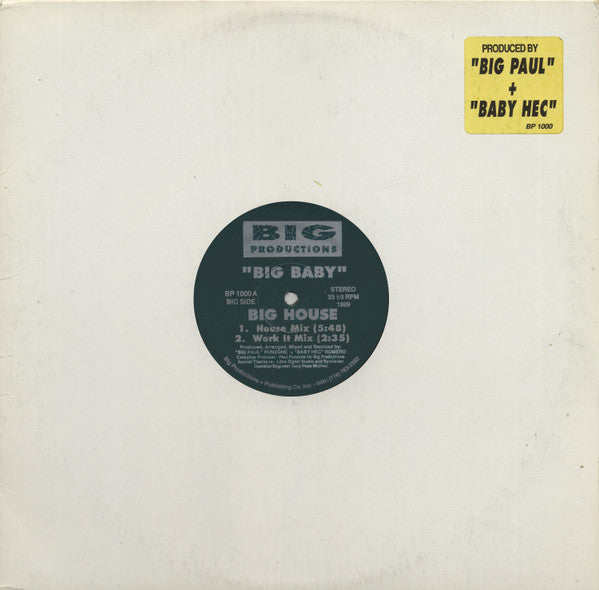 Big Baby : Big House (12")