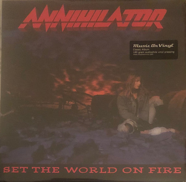 Annihilator (2) : Set The World On Fire (LP, Album, RE, RM)