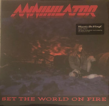 Annihilator (2) : Set The World On Fire (LP, Album, RE, RM)