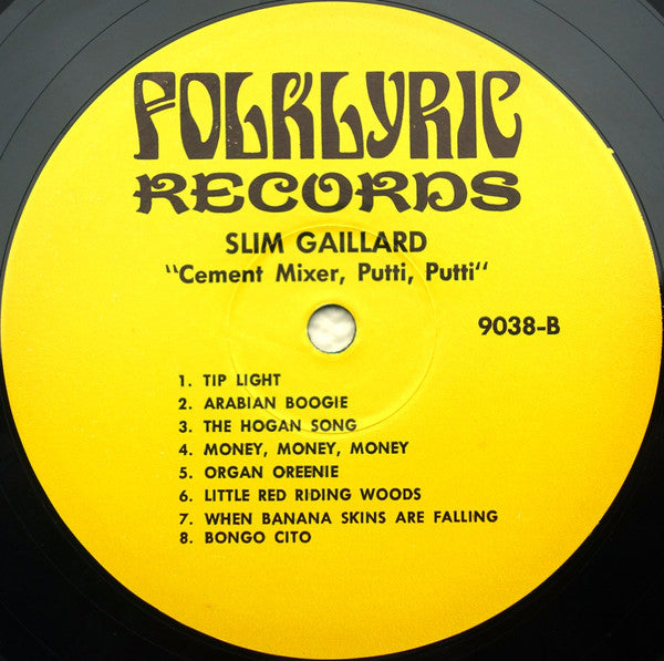 Slim Gaillard : Cement Mixer Put-Ti Put-Ti (LP, Album, Comp)
