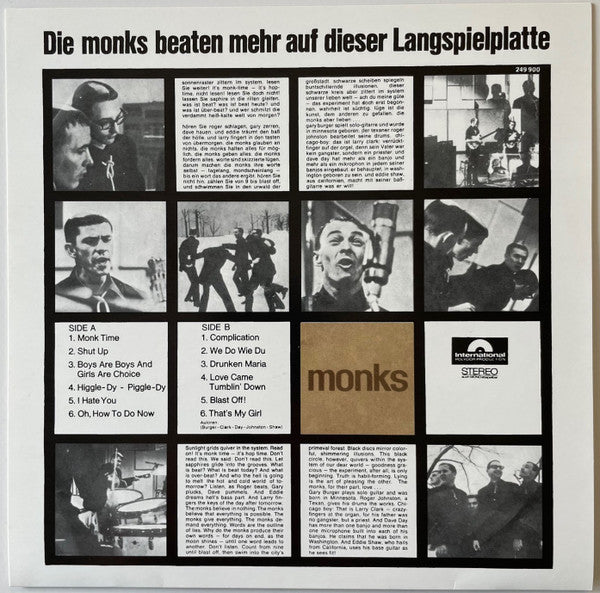 The Monks : I Can't Get Over You / Cuckoo (7", RE, Unofficial, Spl)