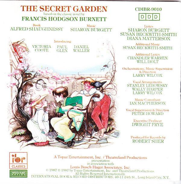 Barbara Cook, John Cullum, George Rose, Max Showalter, Judy Kaye : The Secret Garden - A New Musical (CD, Album)