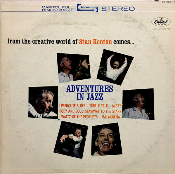 Stan Kenton : Adventures In Jazz (LP, Album, Scr)