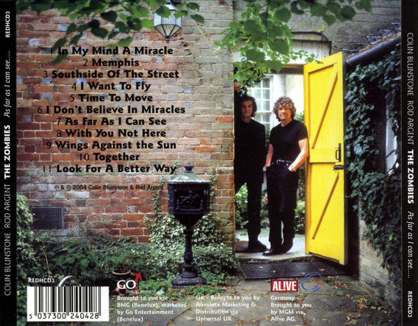 The Zombies : As Far As I Can See..... (CD, Album)