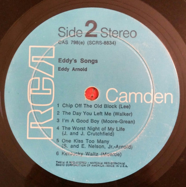 Eddy Arnold : Eddy's Songs (LP, RE, Ele)