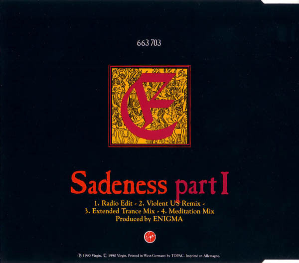 Enigma : Sadeness Part I (CD, Maxi)