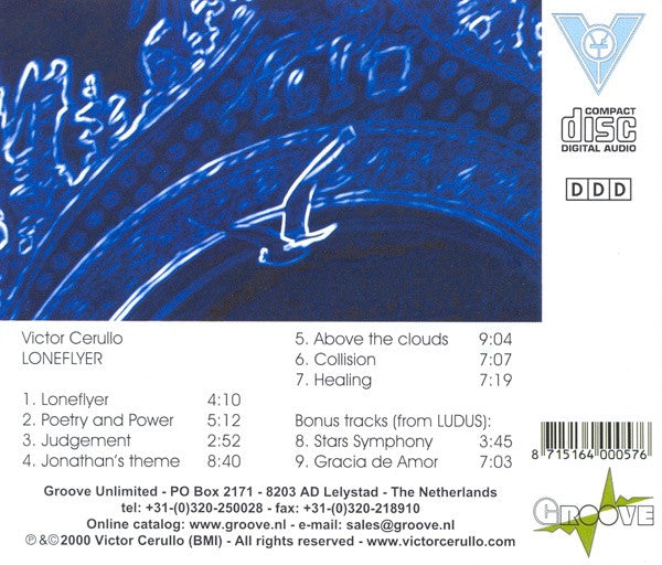 Victor Cerullo : Loneflyer (CD, Album)