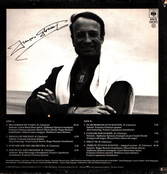 François Glorieux And His Orchestra : François Glorieux And His Orchestra Play François Glorieux (LP, Album)