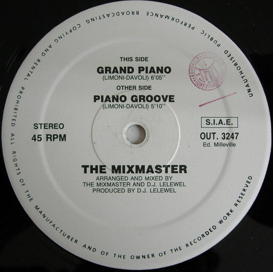 The Mixmaster : Grand Piano (12")