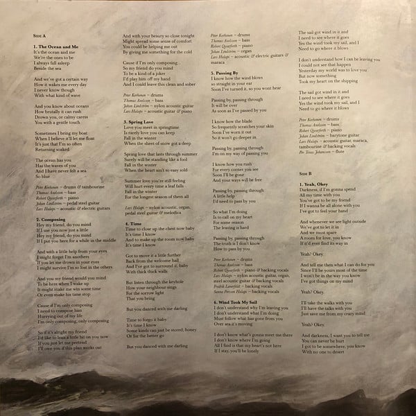 Sophie Zelmani : The Ocean And Me (LP, Album, Num, RE, Tra)