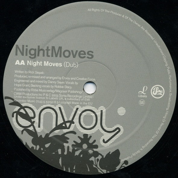 Envoy : Night Moves (12")