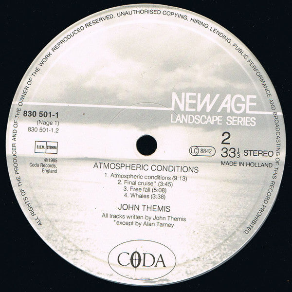 John Themis : Atmospheric Conditions (LP, Album)