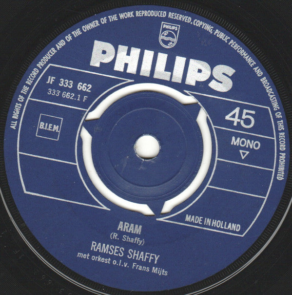 Ramses Shaffy : Aram (7", Mono)