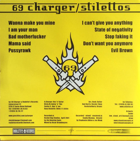 69 Charger / Stilettos* : Down With The Kids (10")