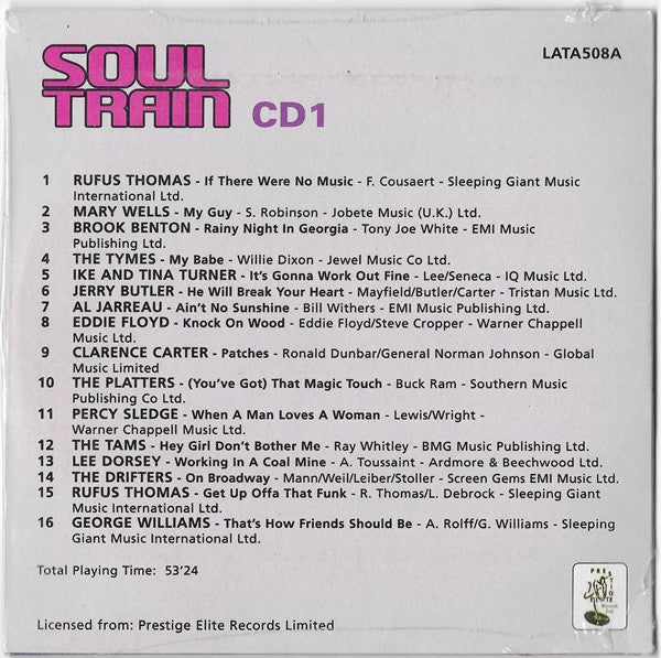 Various : Soul Train (5xCD, Comp)