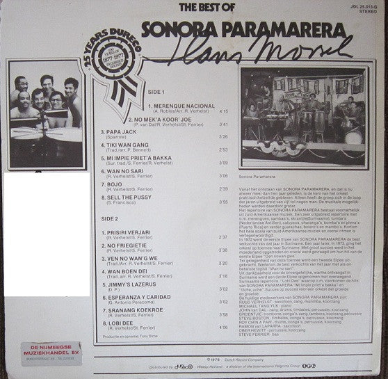 Sonora Paramarera : The Best Of Sonora Paramarera (LP, Comp)