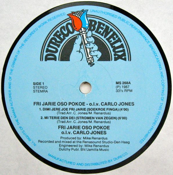 Fri Jarie Oso Pokoe o.l.v. Carlo Jones : Dimi Jere Joe Fri Jari (Soekroe Finga) (12")