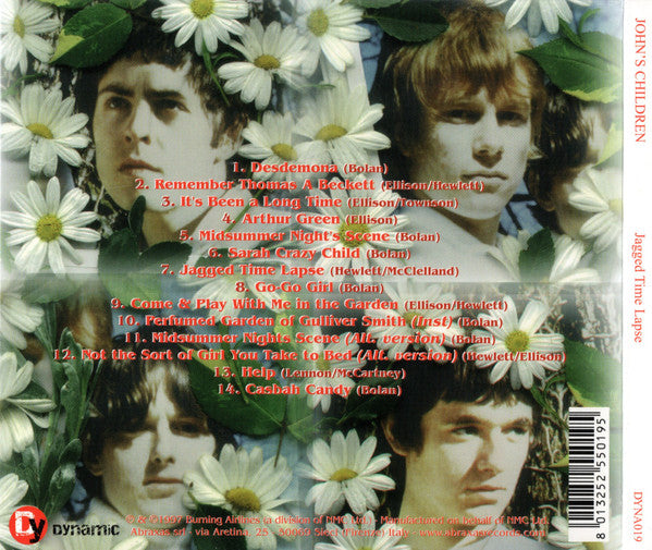 John's Children : Jagged Time Lapse (CD, Comp, RE)