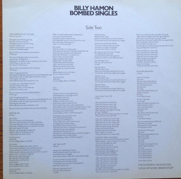 Billy Hamon : Bombed Singles (LP)